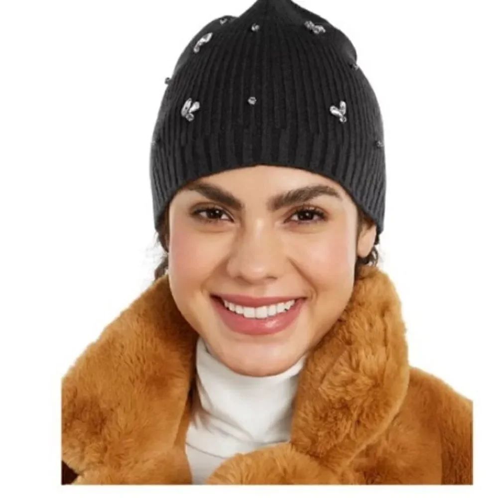 INC International Concepts Gemstone Beanie Hat